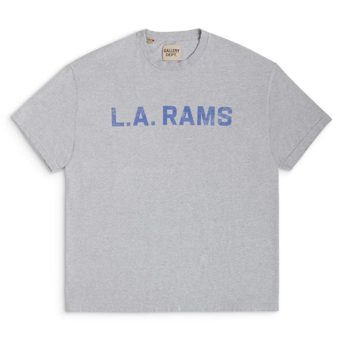 Gallery Dept X La Rams Color Block Tee Rams Co Branded Old Print Contrast Short Sleeve T Shirt (5) - www.newkick.vip